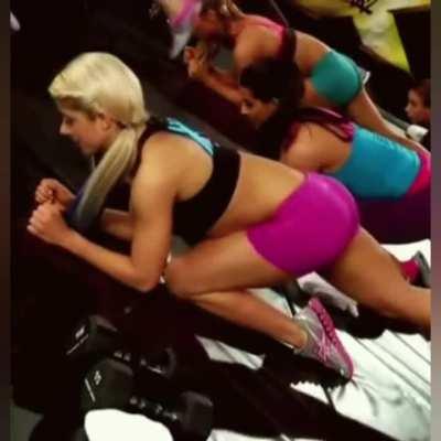 Alexa working out in Performance Center