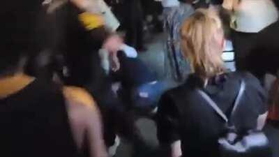 Confederate Statue Falls on Man's He