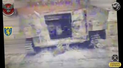 Ukrainian soldiers stopped a Russian armored assault in the Kursk Oblast. The drone unit 