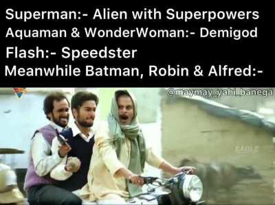 Batman:- Goli nahi maarenge saale ko, keh ke lenge uski!