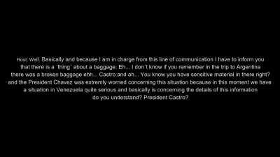 Prank to Fidel Castro and Hugo Chavez in 2003 from Miami. Castro ends up triggering and saying homophobic slurs to pranksters.