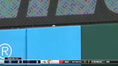 [Highlight] Mike Zunino robbed of an RBI by the ad board netting