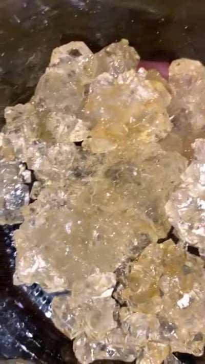 Orange Cookies diamonds grown by me processed by East Coast Gold.