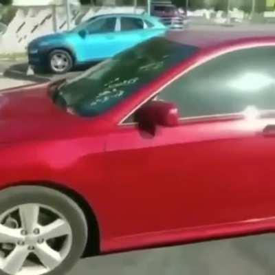 a slight dent in the back