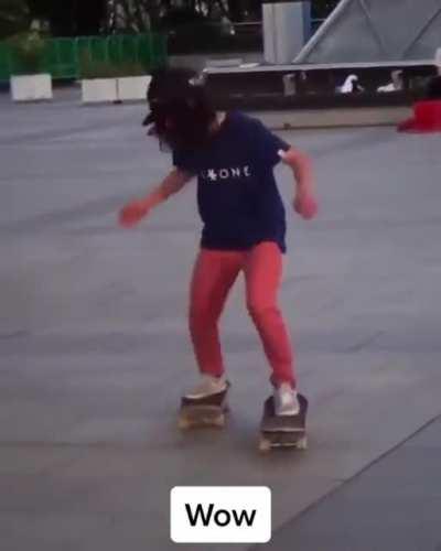 HMRB while this guy shows off his scating tricks