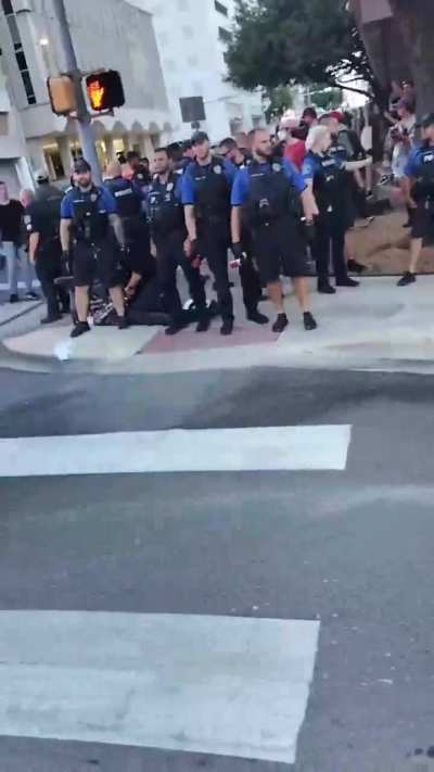 Austin PD pepper sprays civilians and makes them scream in agony