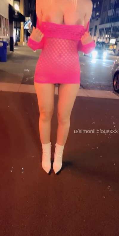 Little doll on a stroll