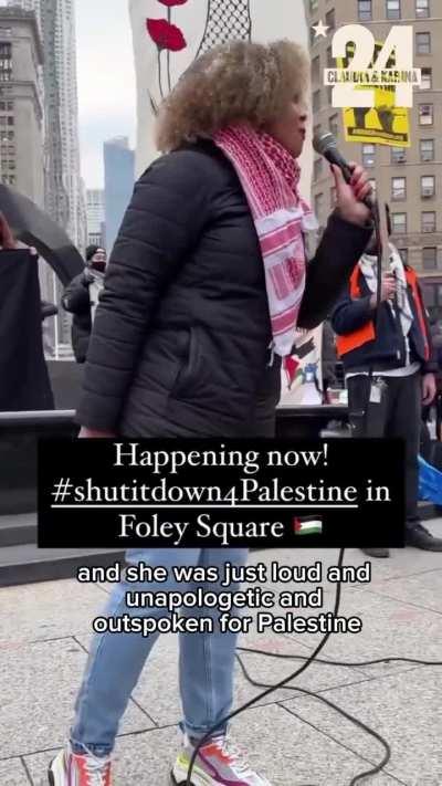 This afternoon for Mother’s Day, Claudia spoke at a vigil in Washington Square Park honoring the women and children martyred in Gaza by Israel since Oct. 7, reminding us of the true revolutionary roots of the holiday.