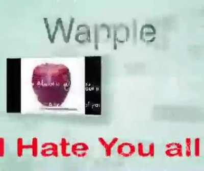 If MrDream was revealed to be an apple, I think he’d be this apple