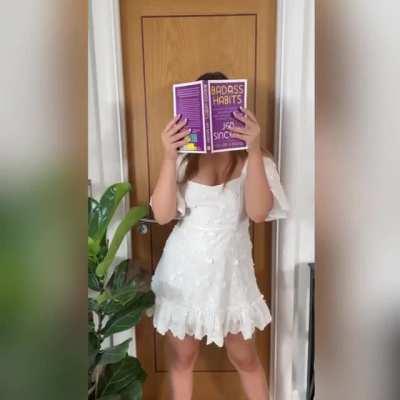 What the shy college girl looks like underneath her clothes