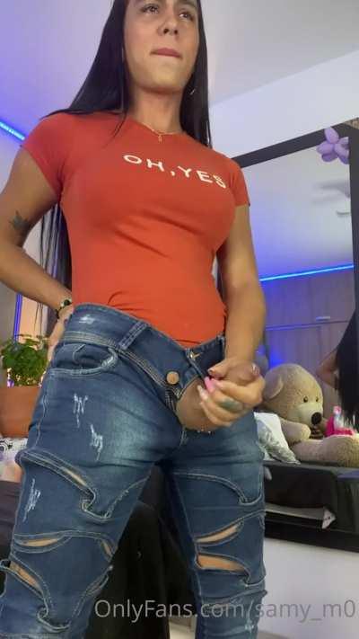 Do you want to unzip her pants?