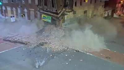 Car runs red light at speed with disasterous consequences.