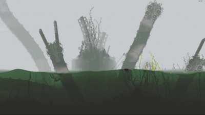 Escaping a vulture on a jetfish