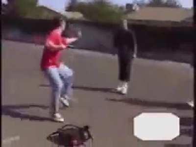 Cholo messes with the wrong guy after school.