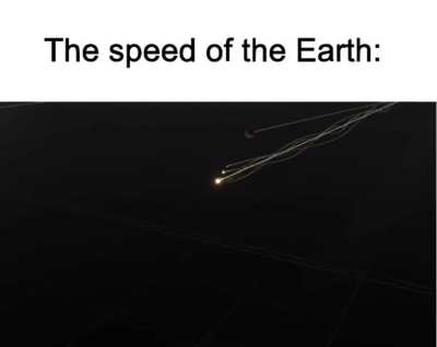 Fun fact: every second is an additional 250km the earth has traveled around the center of the Milky Way