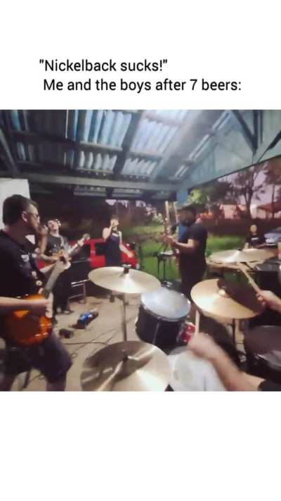 Me and the boys If vibing to Nickelback was an Olympic Sport 