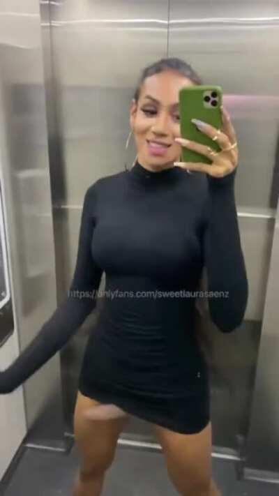 With a ponytail and a horse-like cock!