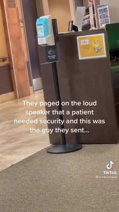 All the comments were talking about how it&rsquo;s sad the old guy needs to work, not how it&rsquo;s sad that the hospital doesn&rsquo;t see the need for anything more then a warm body.