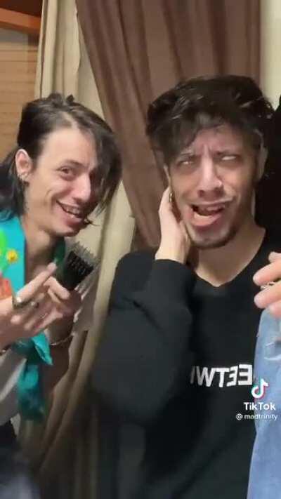 They have like 30 videos with the same audio clip and faces