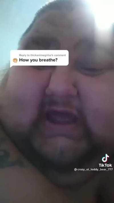 Absolute chad appreciates the lord for his life and breathing