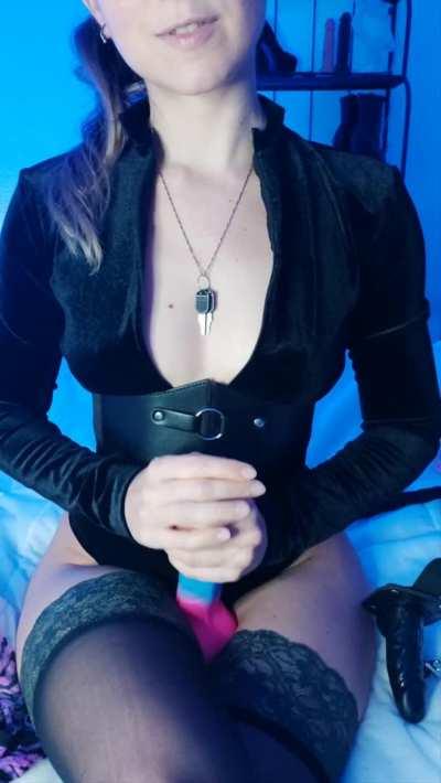 Are you going to stand there drooling or are you going to suck it?