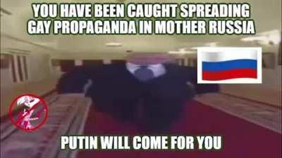 Putin has caught you watching hazbin homotel