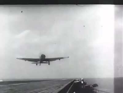 Imperial Japanese Navy Aichi D3A1 “Val” Type 99 Carrier Bombers taking off from the fleet carrier Akagi
