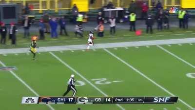 Jakeem Grant 97 yard punt return, longest ever by a Bear