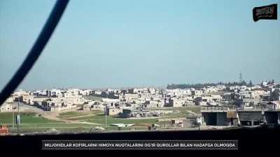 Tavhid Va Jihod Fighters Preparing then Assaulting the Outskirts of the City of Saraqib (