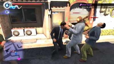 Sonic the Hedgehog in Yakuza 6