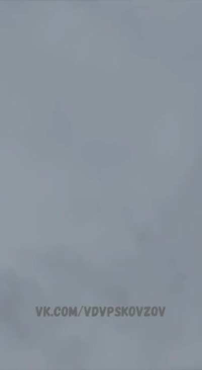 DPR militant shooting down a Ukrainian Drone with a 9k333 Verba MANPADS (8-31-24)