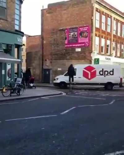 To ride an old-time bicycle in Central London…