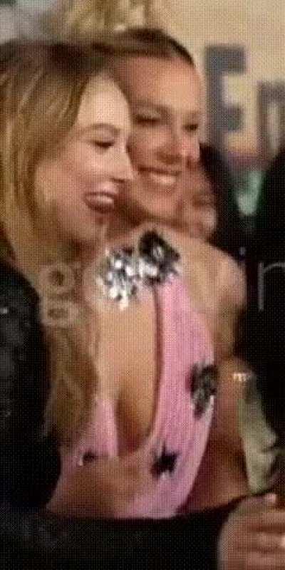 I will always love this gif of Millie Bobby Brown