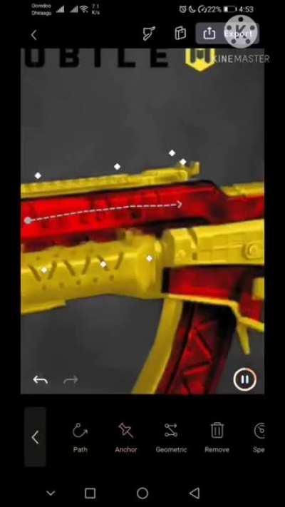 Creating and Animating a skin concept. Turning the KN44 into Crimson Gold