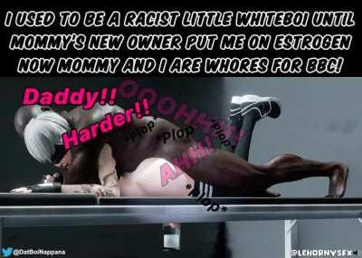 Sorry for the reupload wanted to change the caption I love Blacked sissy