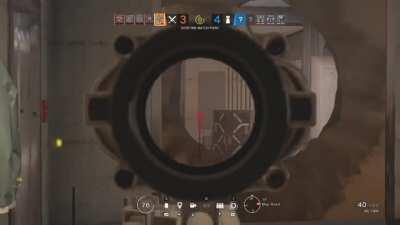 Pulling out my camera to snap the kill shot. Super chad flex? Or Fat finger panic?