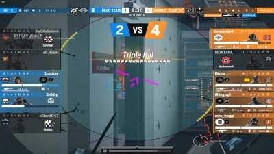 My favorite clip in my 7.000 hours of Siege. This was insane.