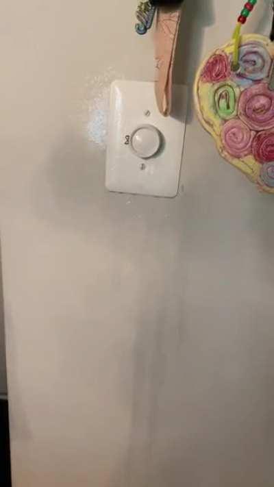 Hey babe, can you get the light?