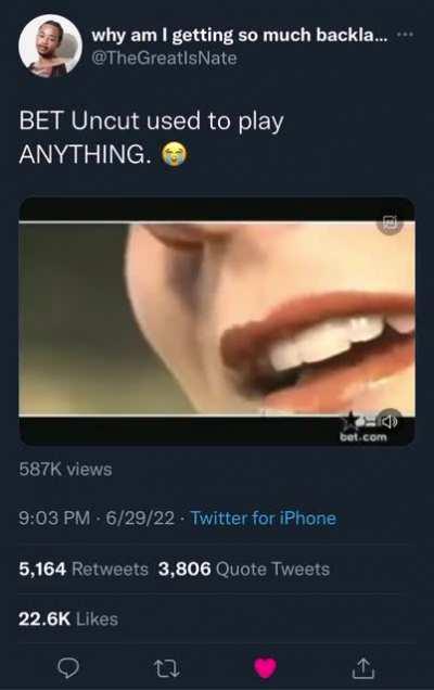 This why my Pops had our TVs locked down after a certain time at night...😩🥺😂...#betuncut...