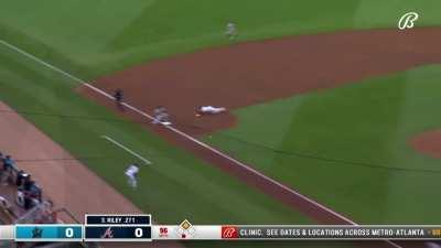 [Highlight] [Highlight] Jean Segura assaults Ronald Acuña Jr. after he steals his MLB-leading 13th base.