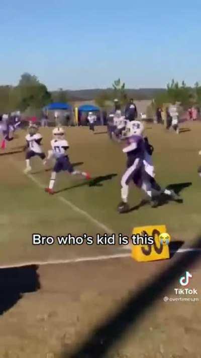 Kid takes down the whole team