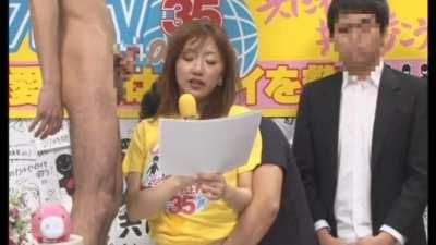 Anna Namiki gets deepthroated mid-interview