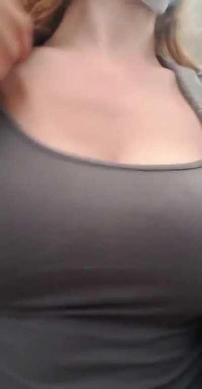 Flashing in walmart again 😊 [F]