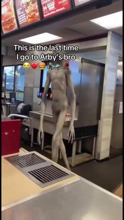 Yo WHAT is going on in Arby's bro