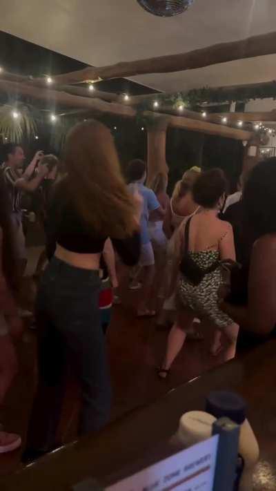 karen gillan in dancing mood