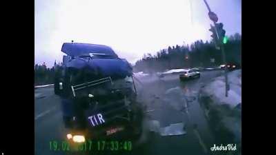 Russia. No info on truck driver