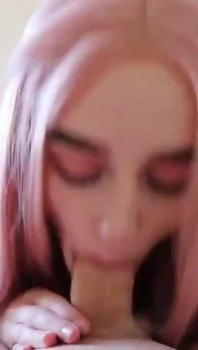 Pink haired girls does the job