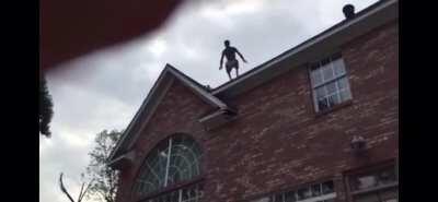 DorV after jumping off this roof