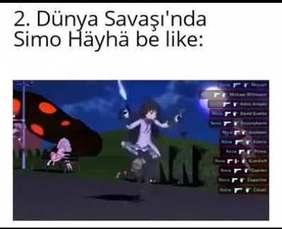 İsterseniz 2. Dünya Savaşı'ndaki fazla bilinmeyen insanlar hakkında bir seri yapabilirim