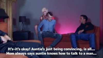 Your aunt looks irresponsible, but she always does what she must (girl: Tanya Virago)